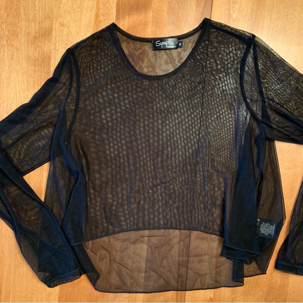 Sympli bundle 3 pieces/1 shipping fee Size 10 tunic sheer cover aqua teal black - Picture 5 of 8